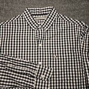 Paxton Button Down Longsleeve Shirt Black Gingham Plaid University Of Colorado L